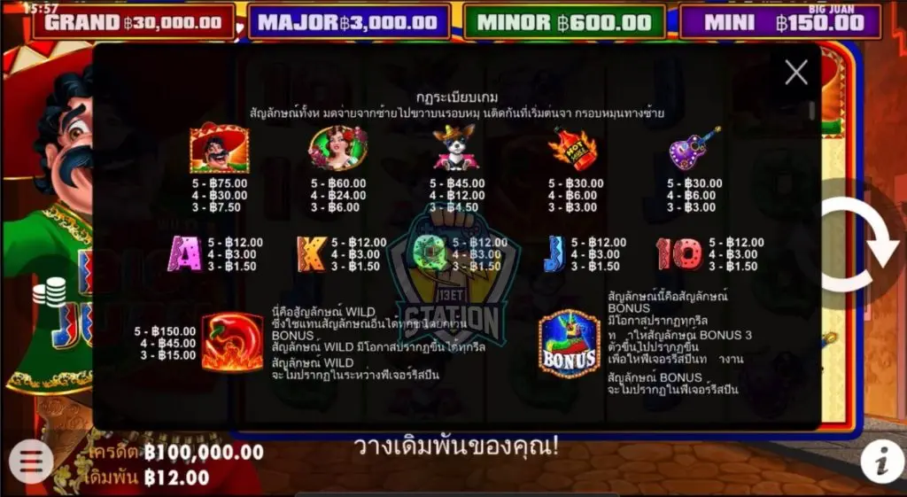 รีวิวเกมสล็อต Pragmatic Play : Big Juan บิ๊กฆวน